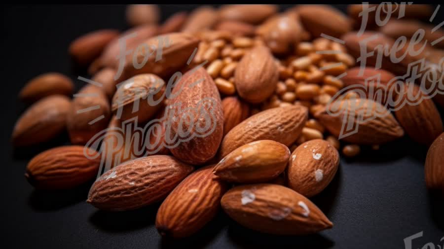 Healthy Nuts and Seeds Mix: Almonds and Grains for Nutrition and Wellness