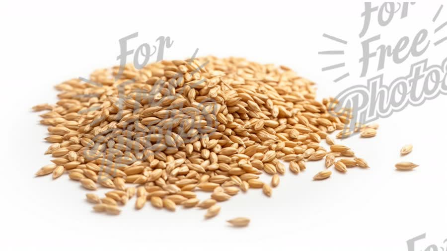 Close-Up of Organic Grain Seeds for Agriculture and Farming