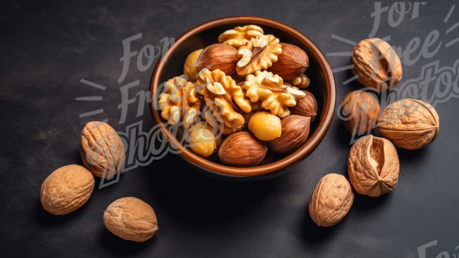 Assorted Nuts in a Bowl: Healthy Snack Options for Nutrition and Wellness