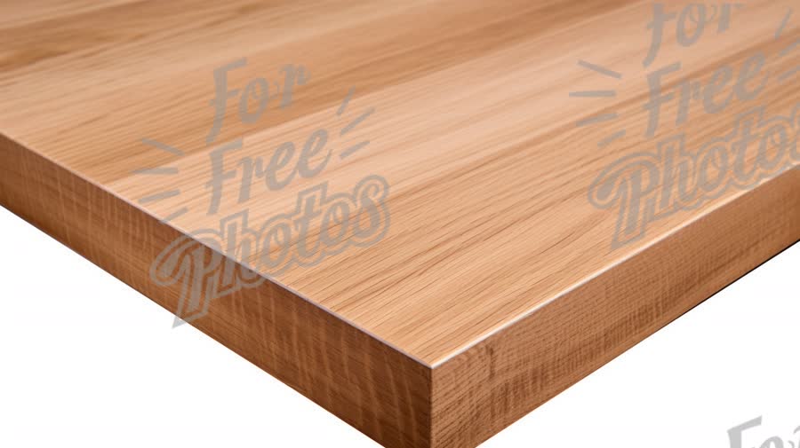 Close-Up of Smooth Wooden Surface - Natural Wood Texture for Interior Design and Furniture