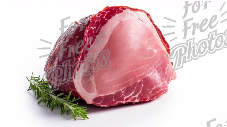 Fresh Raw Meat with Herbs for Culinary Use