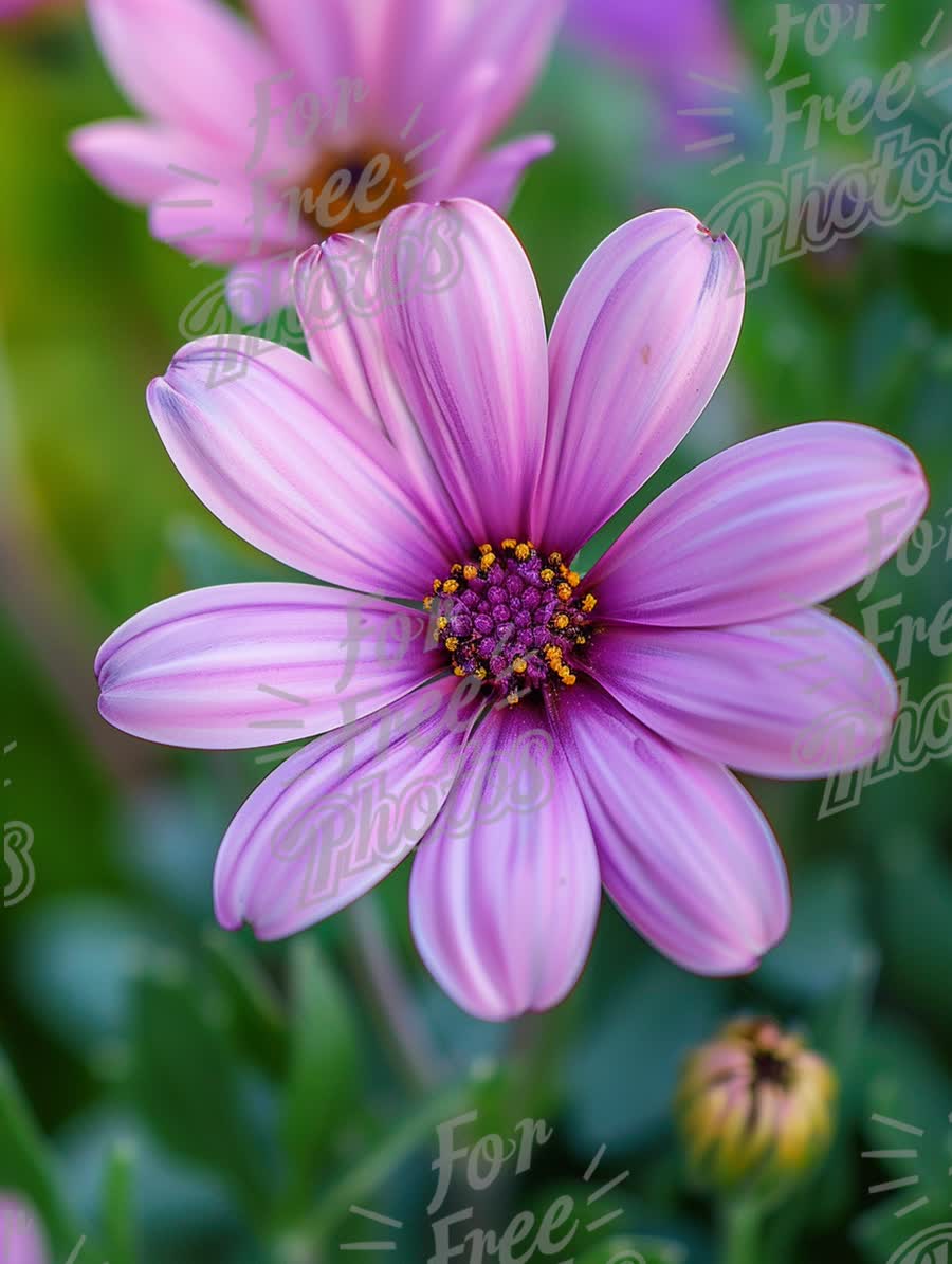 Vibrant Pink Daisy Flower in Bloom - Nature Beauty and Floral Aesthetics