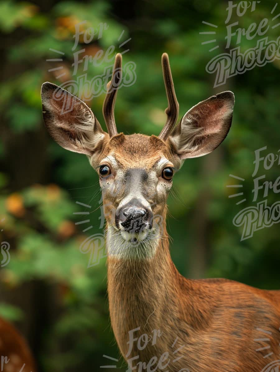 Majestic Young Buck in Natural Habitat - Wildlife Photography