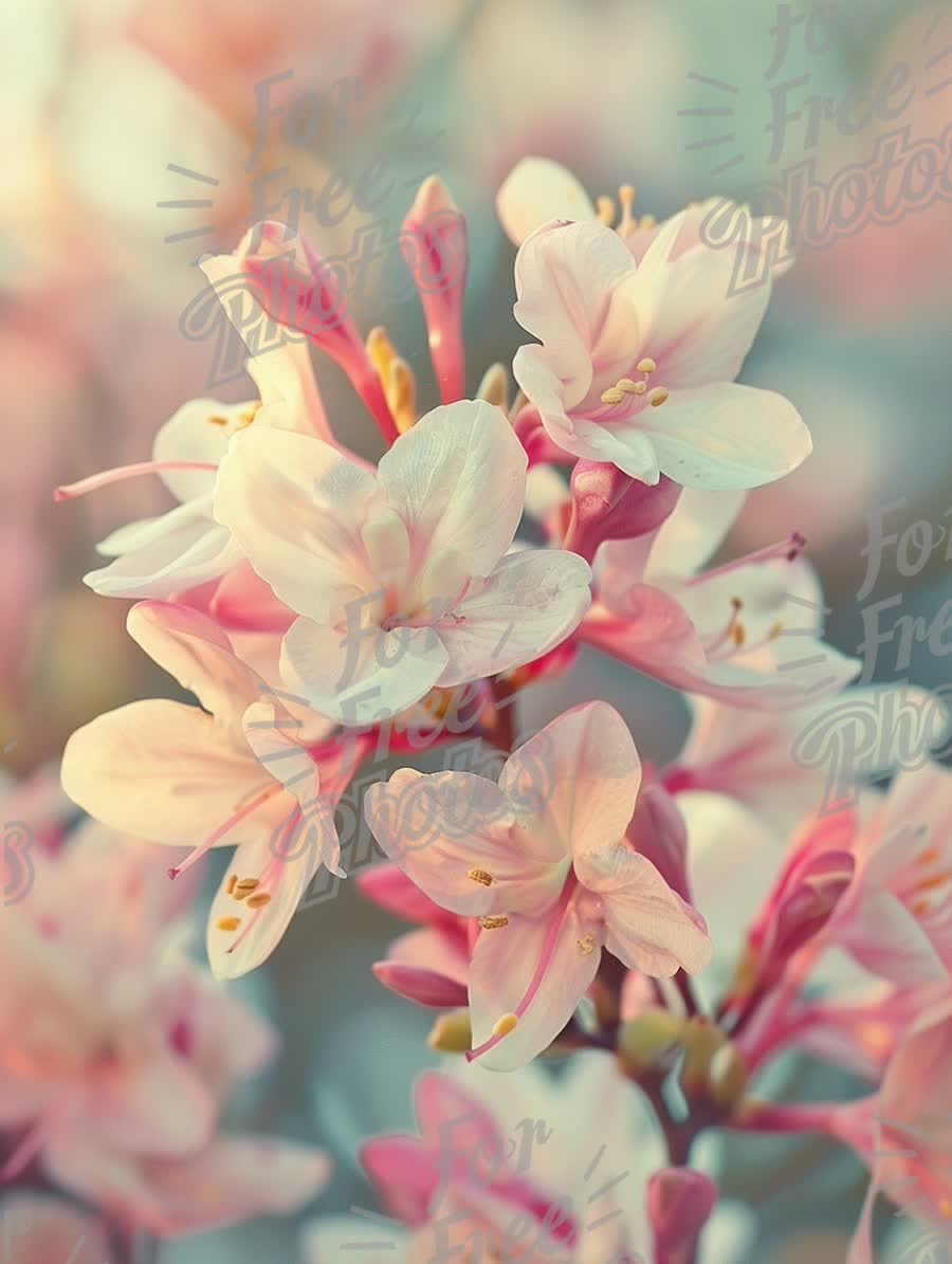 Delicate Pink Blossoms: Spring Floral Beauty and Nature's Serenity