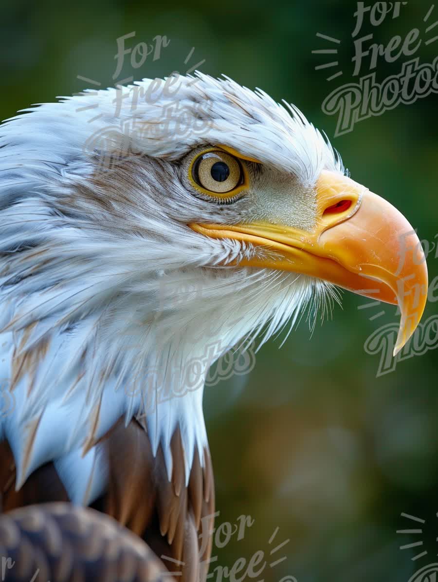 Majestic Bald Eagle Close-Up: Symbol of Freedom and Strength