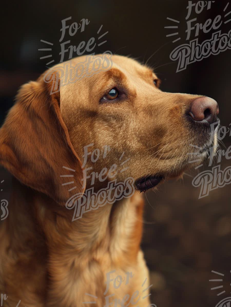 Majestic Golden Labrador Portrait: Loyal Companion and Pet Love