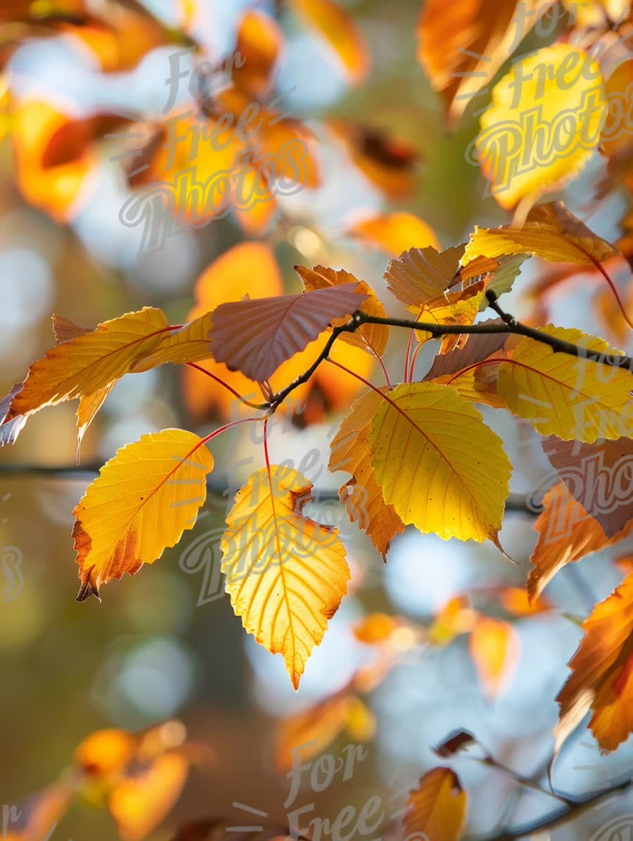 Vibrant Autumn Leaves: Nature's Colorful Fall Foliage