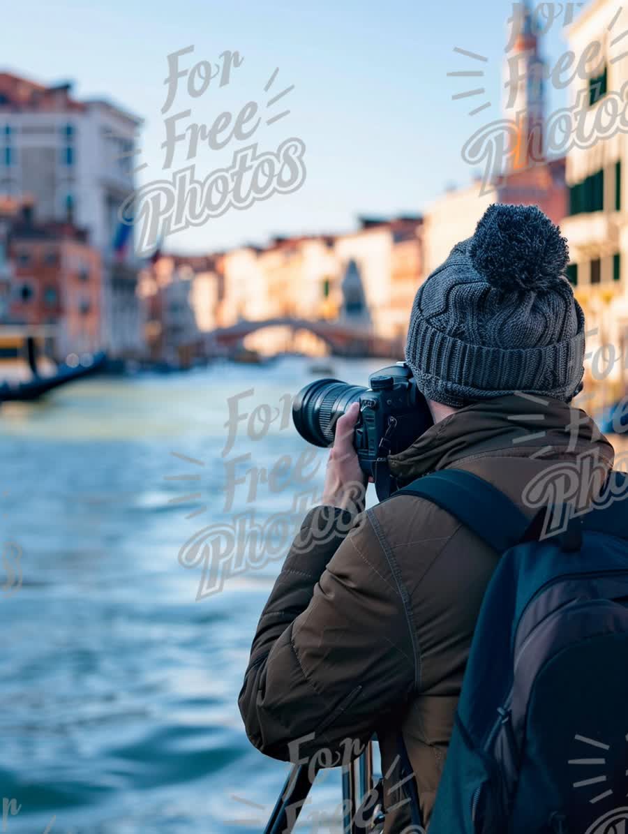 Capturing the Beauty of Venice: Photographer by the Canal