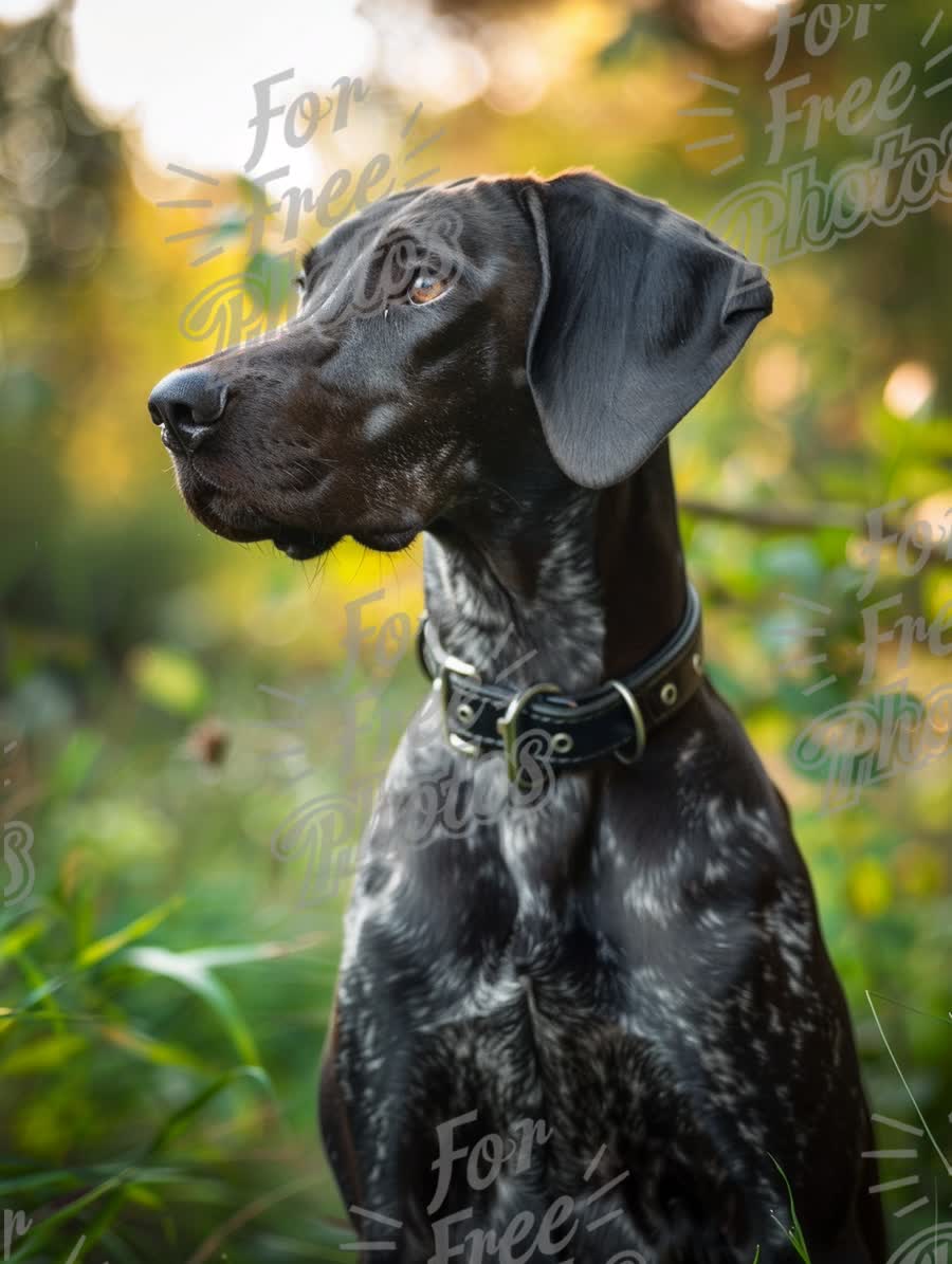 Majestic German Shorthaired Pointer in Nature - Pet Portrait Photography