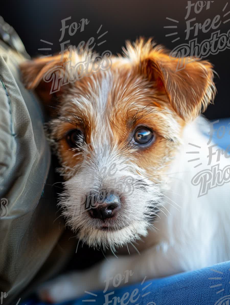 Adorable Puppy Close-Up: Cute Dog Portrait for Pet Lovers