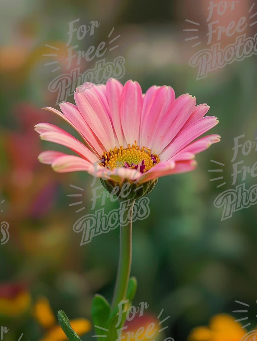 Delicate Pink Flower in Bloom - Nature's Beauty and Floral Elegance