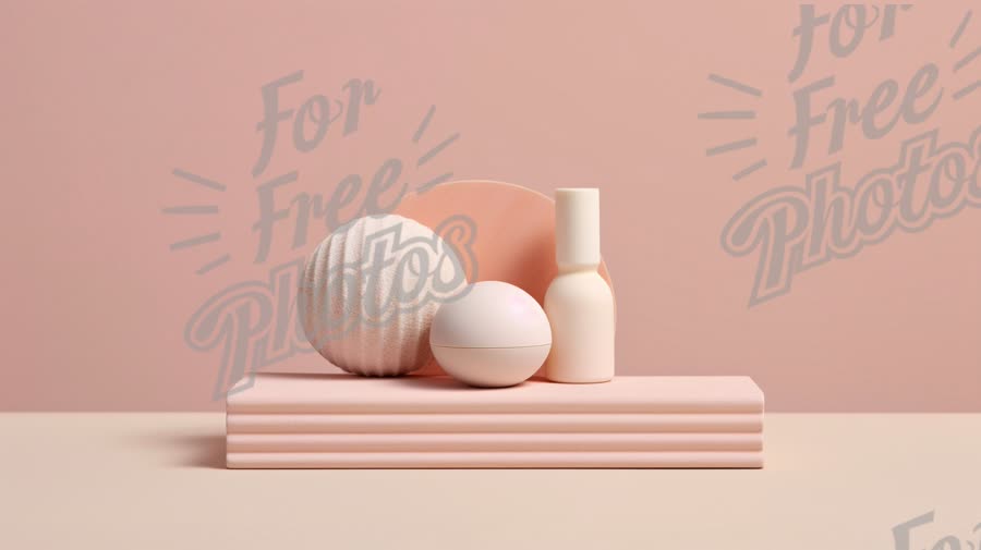 Minimalist Pink Aesthetic: Modern Decorative Objects for Home and Beauty