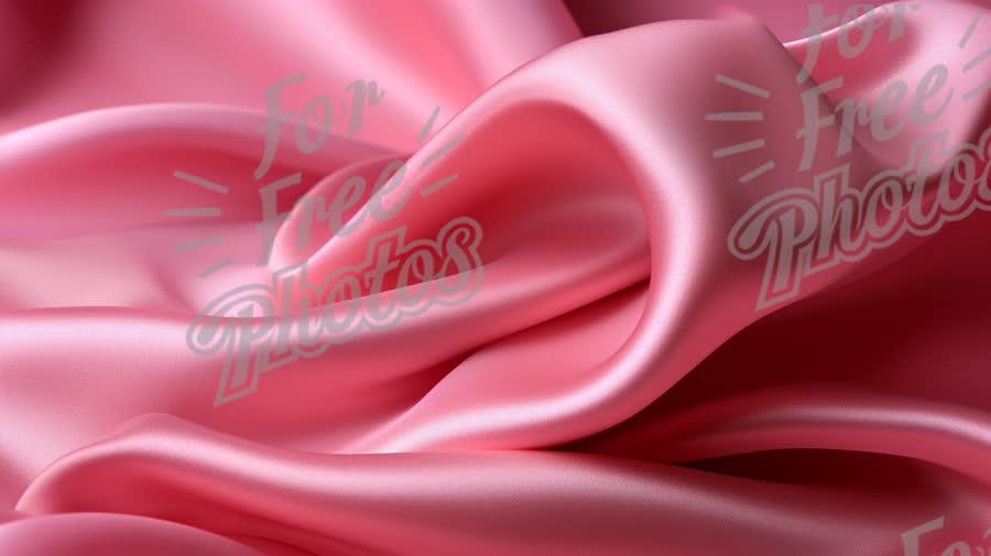 Luxurious Pink Satin Fabric Texture for Elegant Backgrounds