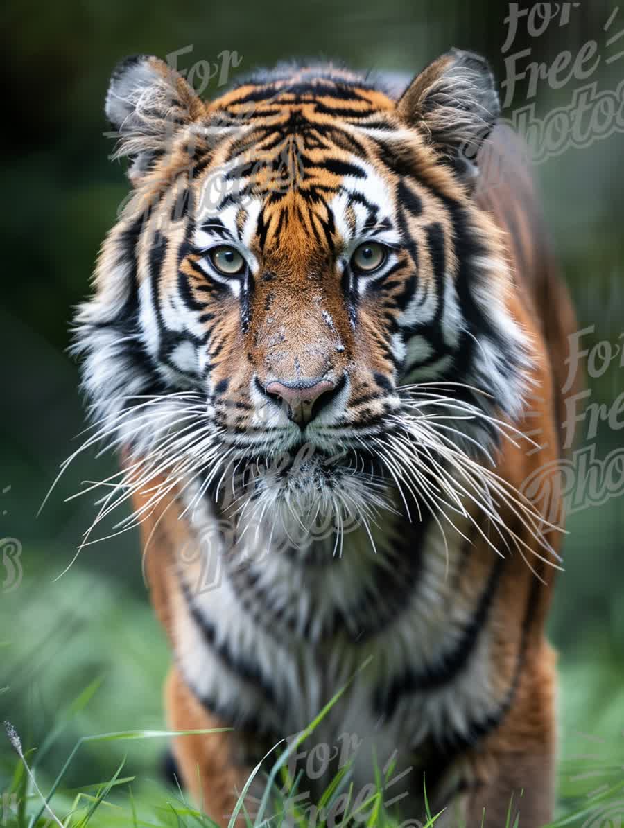 Majestic Bengal Tiger in Natural Habitat - Wildlife Photography