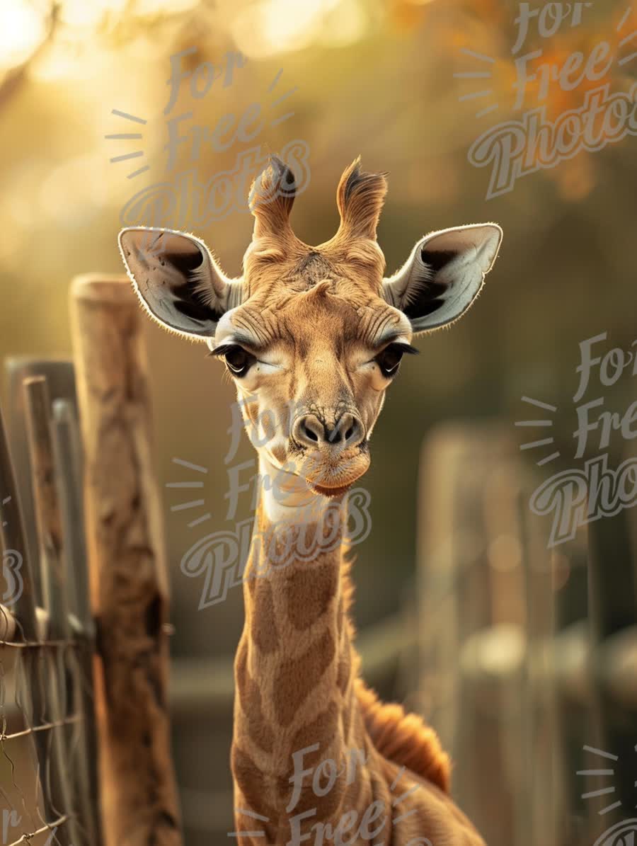 Majestic Giraffe Portrait in Natural Habitat - Wildlife Photography