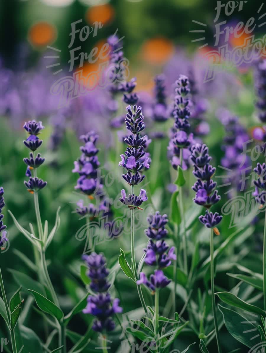 Vibrant Lavender Fields in Bloom: Nature's Serenity and Beauty